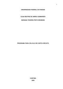 Programa para Cálculo de Curto-Circuito