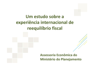 Um estudo sobre a experiência internacional de reequilíbrio fiscal
