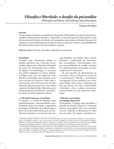 Filosofia e liberdade: o desafio da psicanálise