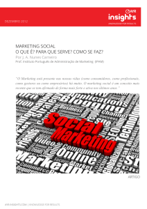 marketing social o que é? para que serve? como se faz?
