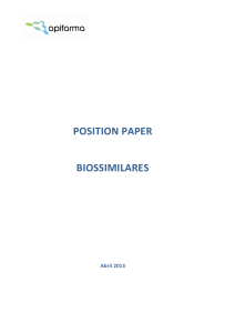 position paper biossimilares
