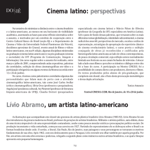 Cinema latino: perspectivas Lívio Abramo, um artista