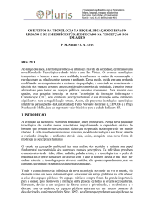 os efeitos da tecnologia na requalificação do espaço urbano e de