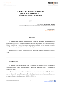 doenças neurodegenerativas: doença de parkinson e