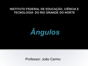 Professor: João Carmo