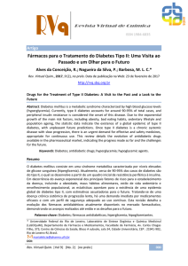 Fármacos para o Tratamento do Diabetes Tipo II: Uma Visita ao