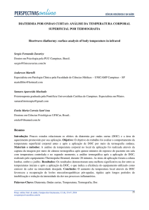 DIATERMIA POR ONDAS CURTAS: ANÁLISE DA TEMPERATURA