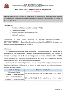 Nota Técnica GAF/CCTIES nº 02, de 27 de março de 2016 Assunto