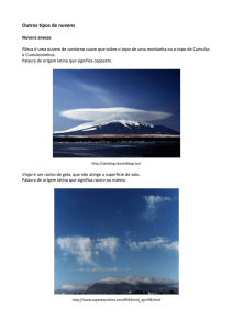 Outros tipos de nuvens