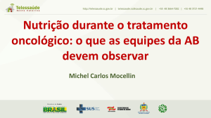 Slides - Nutriç tratamento oncológico