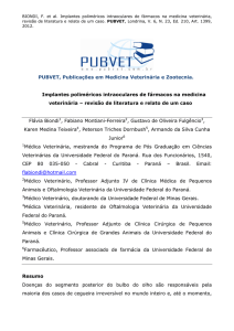 Implantes poliméricos intraoculares de fármacos na