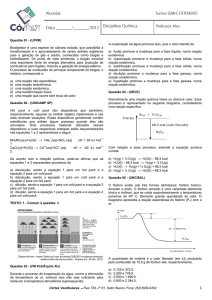 Para acessar a Lista Termoquímica 1 clique aqui