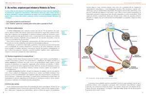 2. As rochas, arquivos que relatam a História da Terra