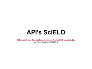 API`s SciELO