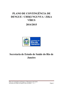 Plano de Contingência do Estado do Rio de Janeiro contra a