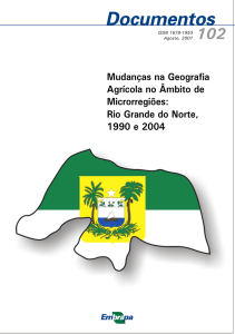Mudanças na Geografia Agrícola no Âmbito de Microrregiões: Rio
