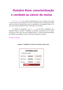 Outubro Rosa: conscientização e combate ao câncer de mama