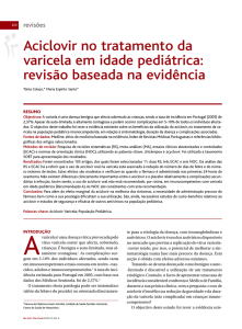 Aciclovir no tratamento da varicela em idade pediátrica