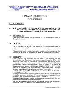 Circular Técnica de Informação n.º 99-01 - EDIÇÃO 1