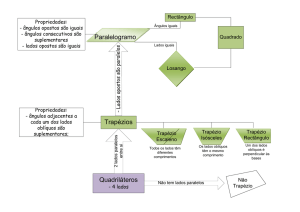 Quadriláteros Trapézios Paralelogramo