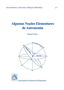 Noções Elementares de Astronomia - Associação de Professores de