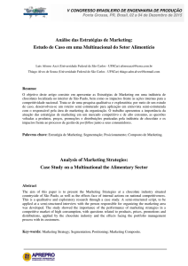 Análise das Estratégias de Marketing: Estudo de Caso em