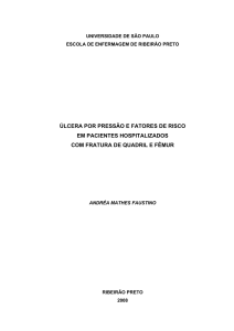 úlcera por pressão e fatores de risco em pacientes