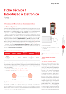 Ficha Técnica 1 Introdução à Eletrónica