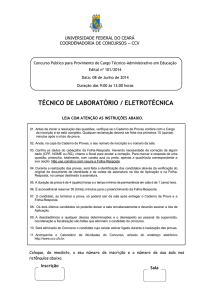 TECNICO DE LAB.ELETROTéCNICA - CCV