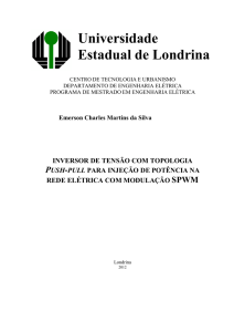 Inversor de Tensão com Topologia Push-Pull para Injeção de