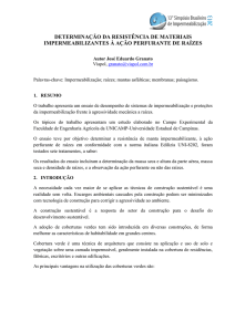 determinação da resistência de materiais