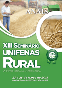 XIII Seminário Unifenas Rural