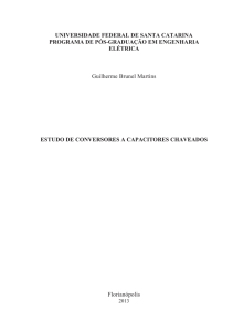 Estudo de Conversores a Capacitores Chaveados.