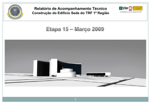 Relatório de Acompanhamento Técnico Construção do Edifício