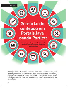 Gerenciando conteúdo em Portais Java usando Portlets