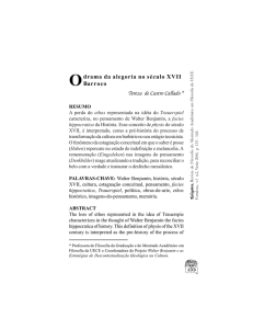 O drama da alegoria no século XVII barroco