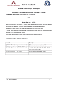 Introdução - JAXB - elearning@estgoh