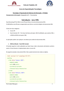 Introdução – Java XML