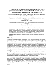 Utilização de um sistema de informação geográfica para o