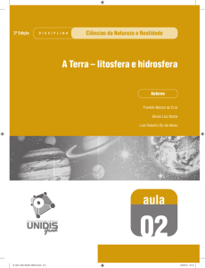 A Terra – litosfera e hidrosfera