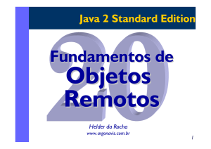 Fundamentos de Objetos remotos (java.rmi)