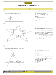 Matemática D - Sistema de Ensino Energia