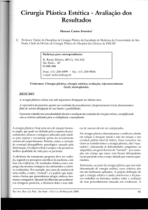 Cirurgia Plástica Estética - Avaliação dos Resultados