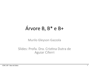 Árvore B, B* e B+