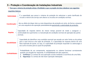 5 – Proteção e Coordenação de Instalações Industriais
