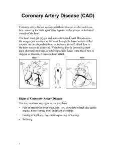 Doença arterial coronariana - Health Information Translations