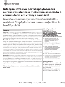 Infecção invasiva por Staphylococcus aureus resistente à meticilina