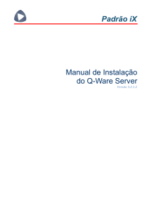 Q-Ware 2 Server - Manual de Instalação