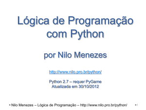 Lógica Python - Nilo Menezes