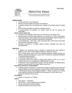 Hepatites Virais - Portal Maternidade Escola da UFRJ